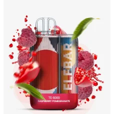 Одноразовая электронная сигарета Elf Bar Raspberry Pomegranate (Малина Гранат) TE6000